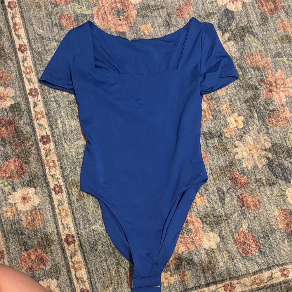 Blue bodysuit